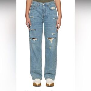 GRLFRND Blue Bella Jeans in Telegraph Hill nwt boyfriend